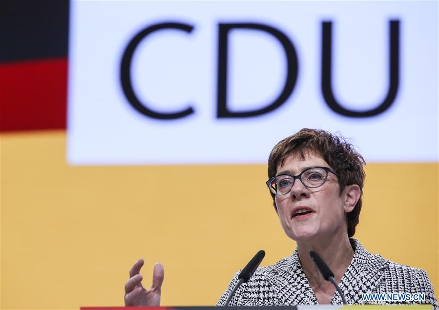 GERMANY-HAMBURG-CDU-KRAMP-KARRENBAUER