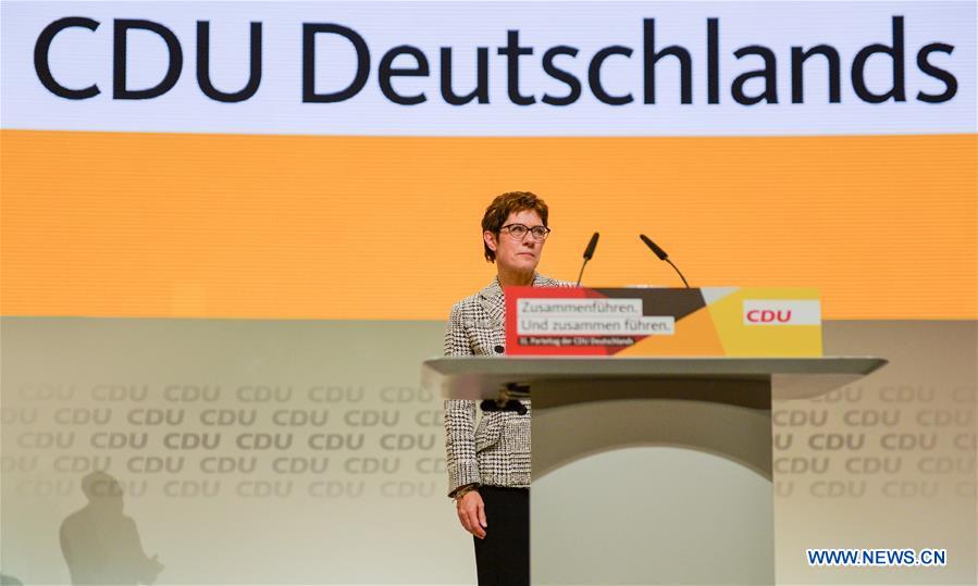GERMANY-HAMBURG-CDU-KRAMP-KARRENBAUER