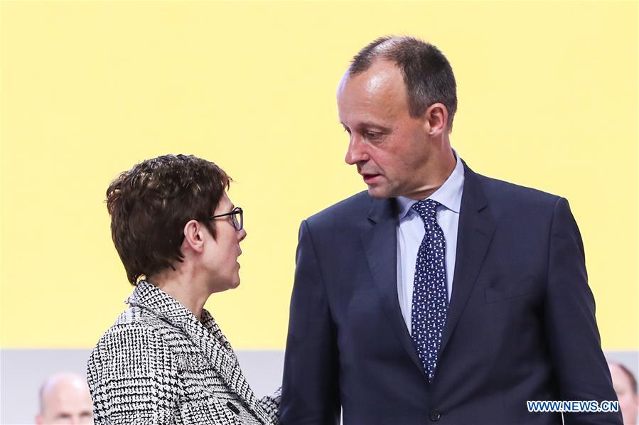 GERMANY-HAMBURG-CDU-PARTY CONFERENCE-KRAMP-KARRENBAUER