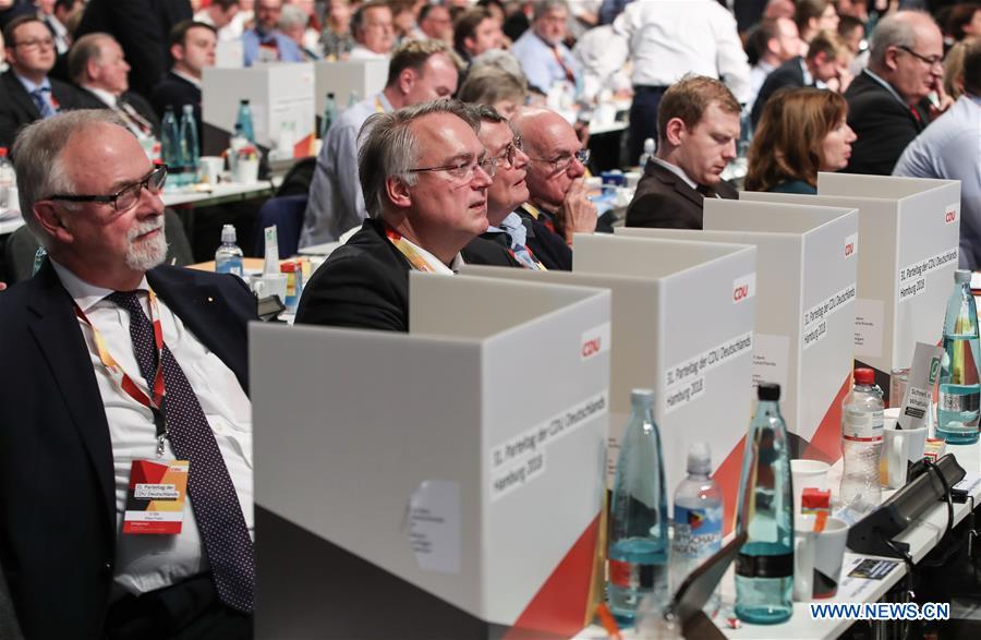 GERMANY-HAMBURG-CDU-PARTY CONFERENCE-KRAMP-KARRENBAUER