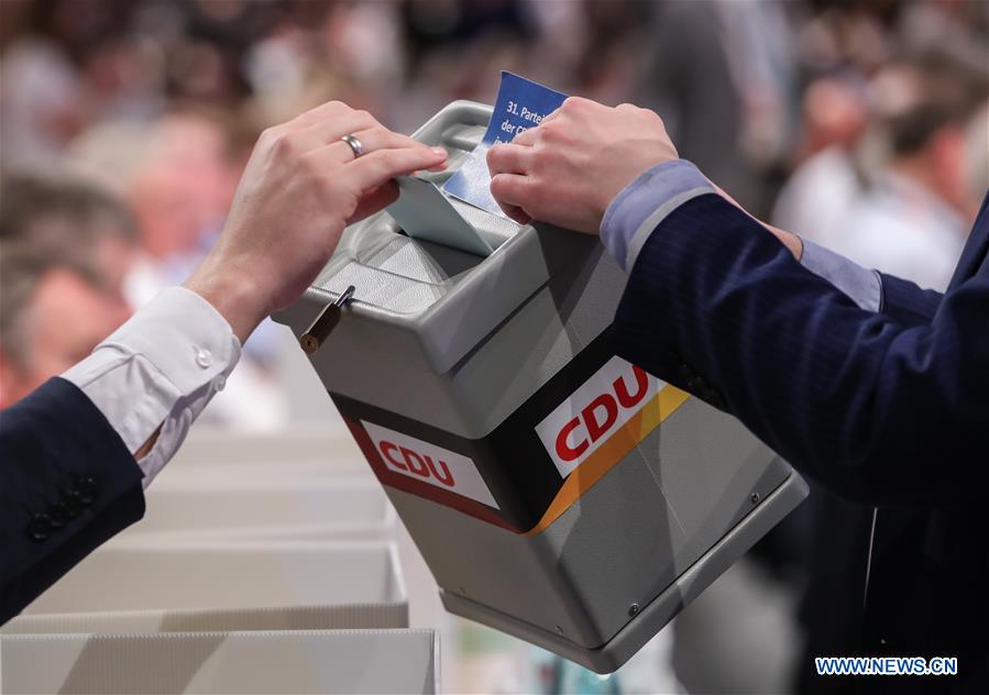 GERMANY-HAMBURG-CDU-PARTY CONFERENCE-KRAMP-KARRENBAUER