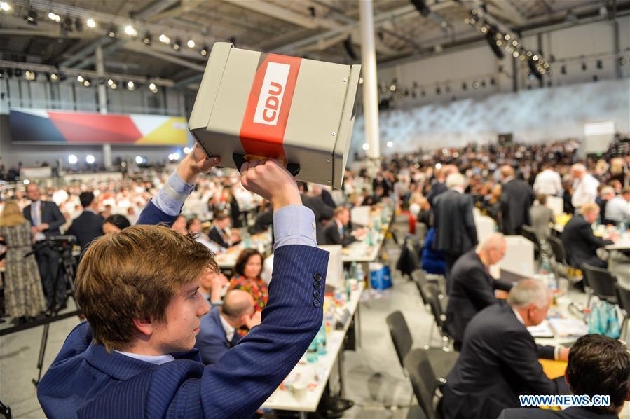 GERMANY-HAMBURG-CDU-PARTY CONFERENCE-KRAMP-KARRENBAUER