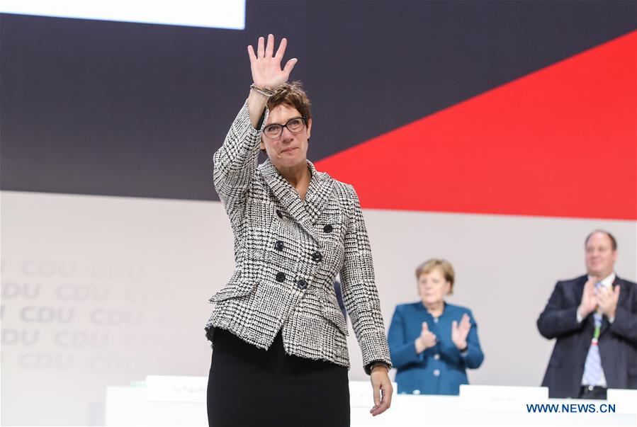 GERMANY-HAMBURG-CDU-PARTY CONFERENCE-KRAMP-KARRENBAUER