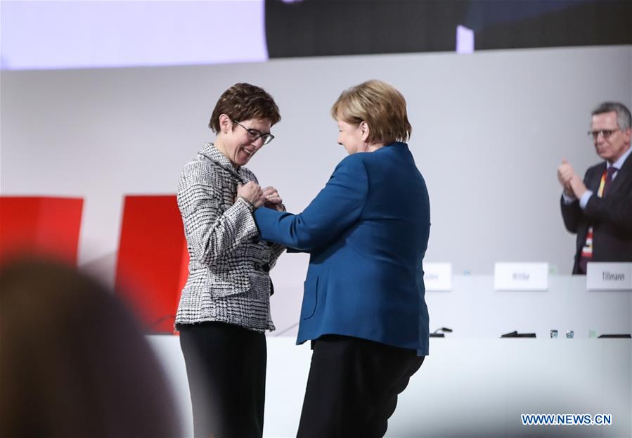 GERMANY-HAMBURG-CDU-KRAMP-KARRENBAUER