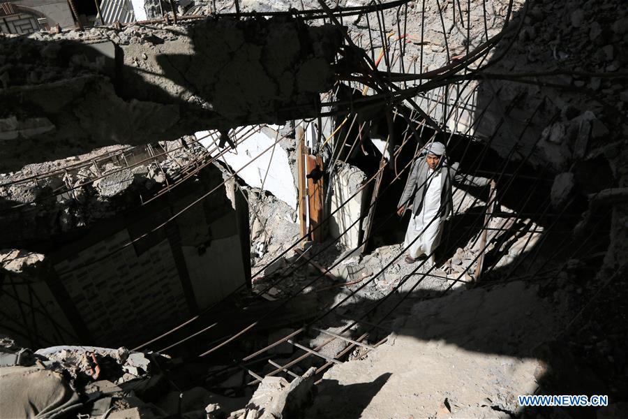 YEMEN-SANAA-WAR-DESTRUCTION