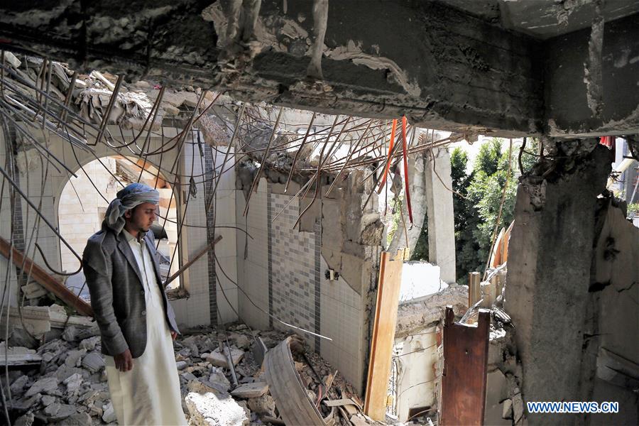 YEMEN-SANAA-WAR-DESTRUCTION