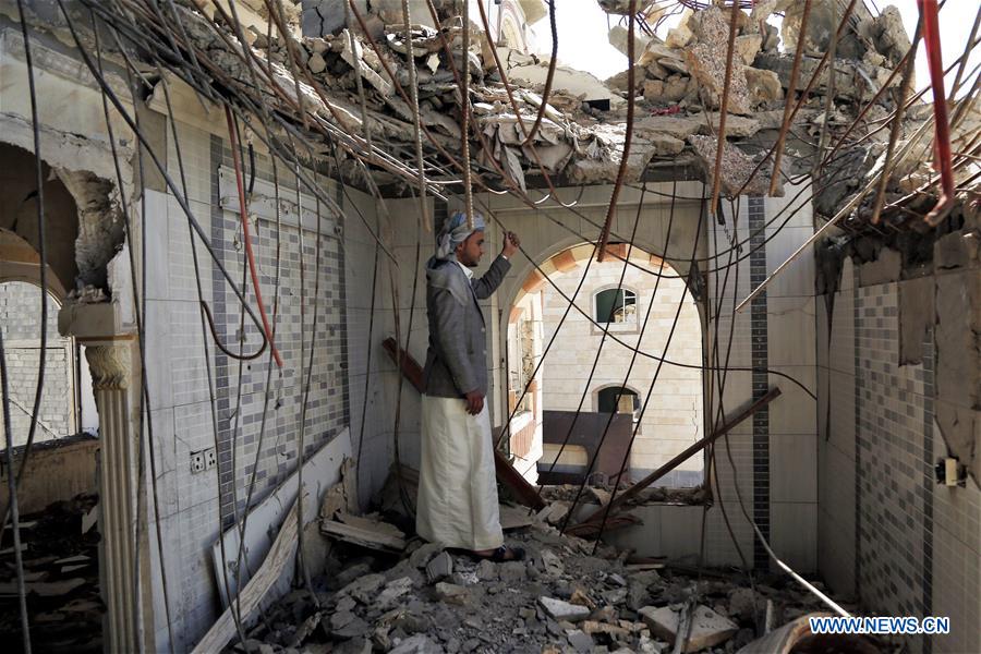 YEMEN-SANAA-WAR-DESTRUCTION