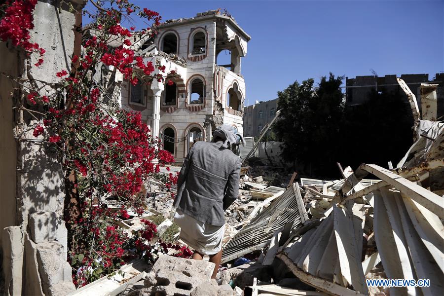YEMEN-SANAA-WAR-DESTRUCTION