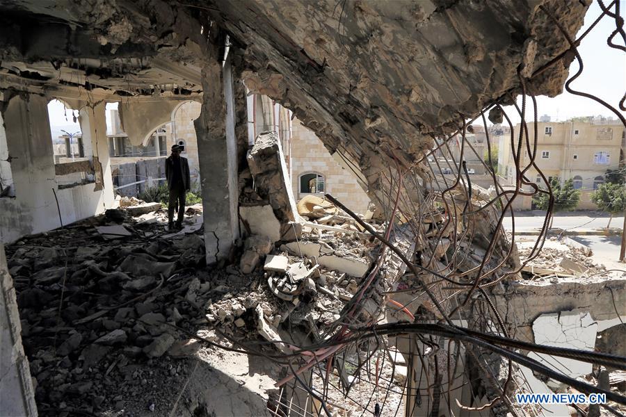 YEMEN-SANAA-WAR-DESTRUCTION