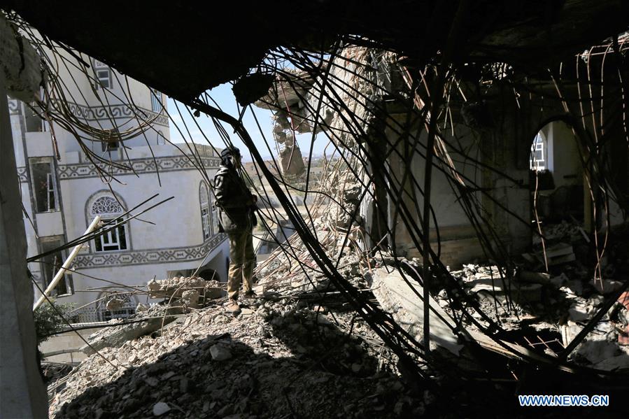 YEMEN-SANAA-WAR-DESTRUCTION