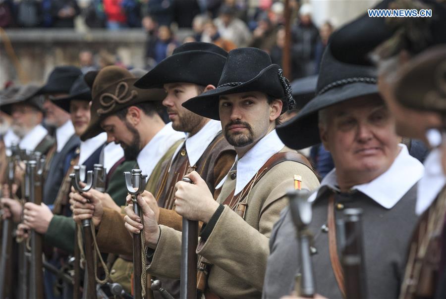 SWITZERLAND-GENEVA-L'ESCALADE-CELEBRATION 