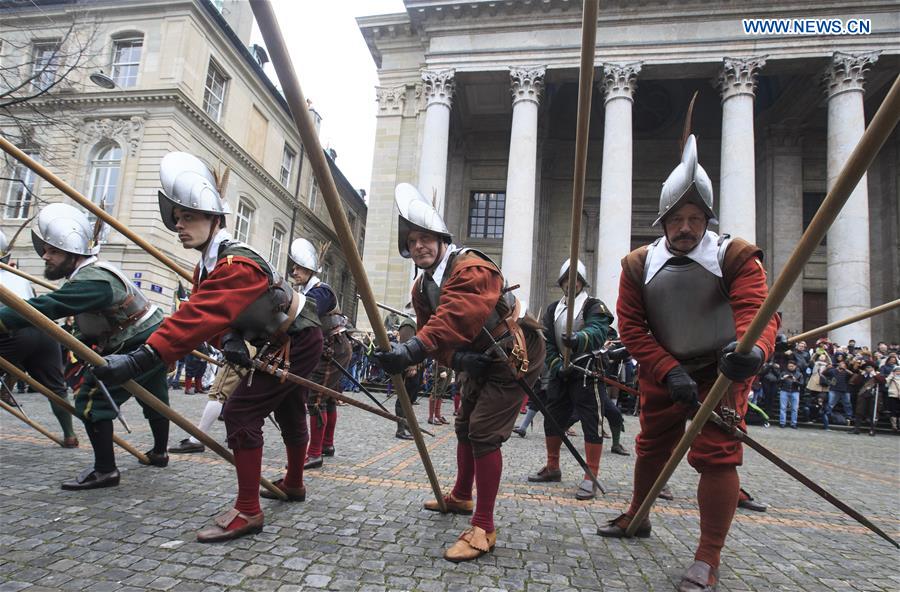 SWITZERLAND-GENEVA-L'ESCALADE-CELEBRATION