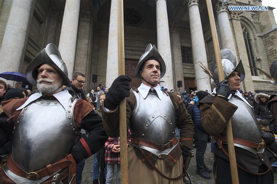SWITZERLAND-GENEVA-L'ESCALADE-CELEBRATION