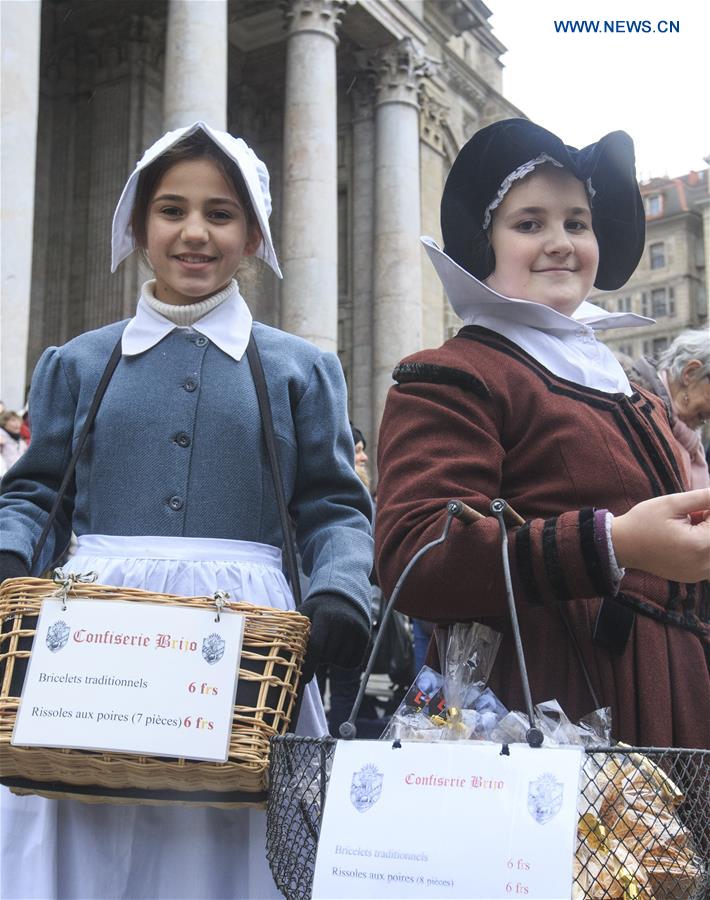 SWITZERLAND-GENEVA-L'ESCALADE-CELEBRATION