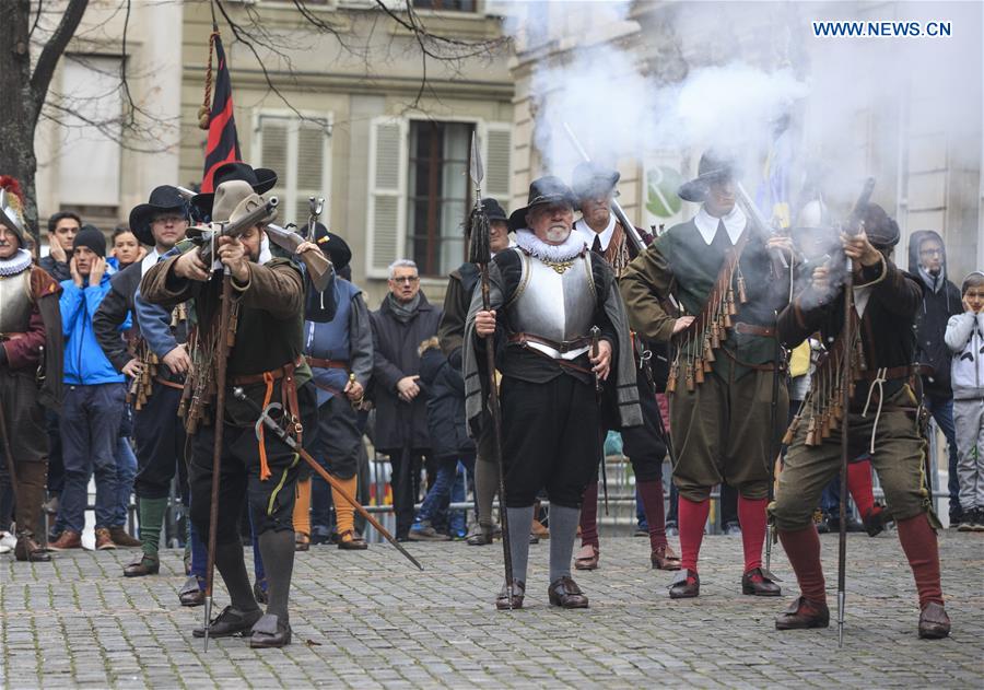 SWITZERLAND-GENEVA-L'ESCALADE-CELEBRATION