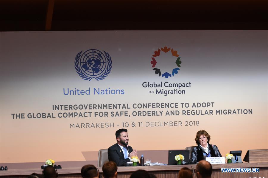 MOROCCO-MARRAKECH-UN-MIGRATION-INTERNATIONAL CONFERENCE 