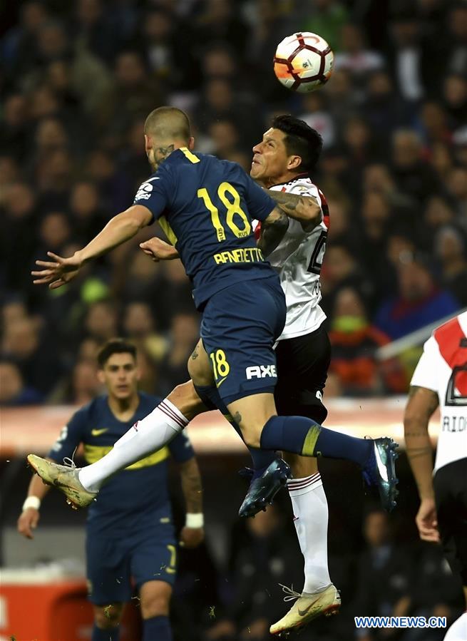 (SP)SPAIN-MADRID-SOCCER-COPA LIBERTADORES-RIVER PLATE VS BOCA JUNIORS