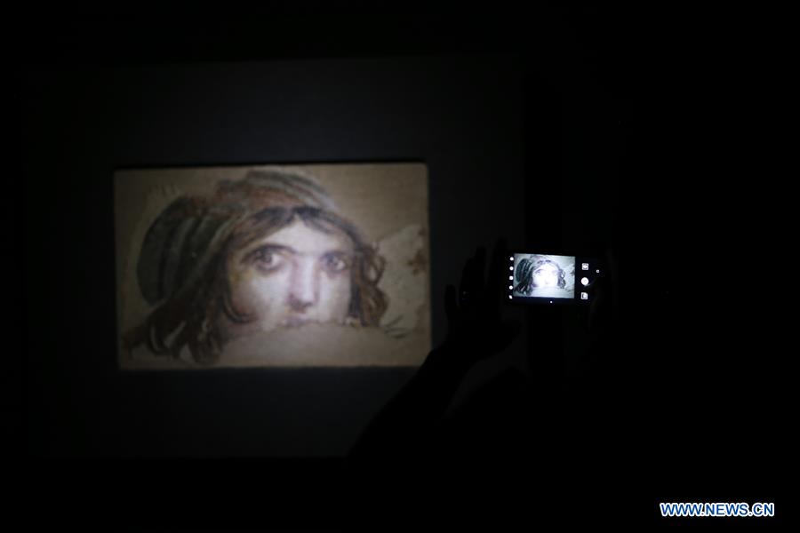 TURKEY-GAZIANTEP-MOSAIC-GYPSY GIRL-RETURN