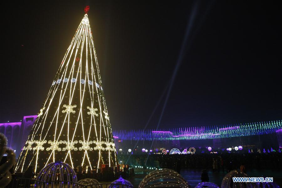 KYRGYZSTAN-BISHKEK-CHRISTMAS TREE-LIGHTING CEREMONY(CN)