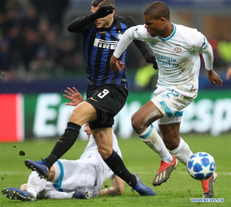 (SP)ITALY-MILAN-FOOTBALL-UEFA CHAMPIONS LEAGUE-INTER MILAN VS EINDHOVEN