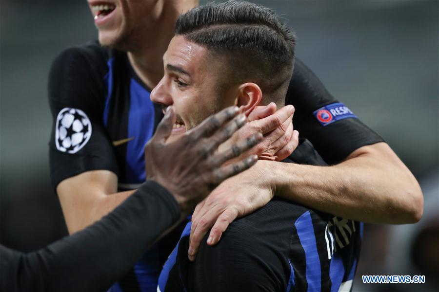 (SP)ITALY-MILAN-FOOTBALL-UEFA CHAMPIONS LEAGUE-INTER MILAN VS EINDHOVEN