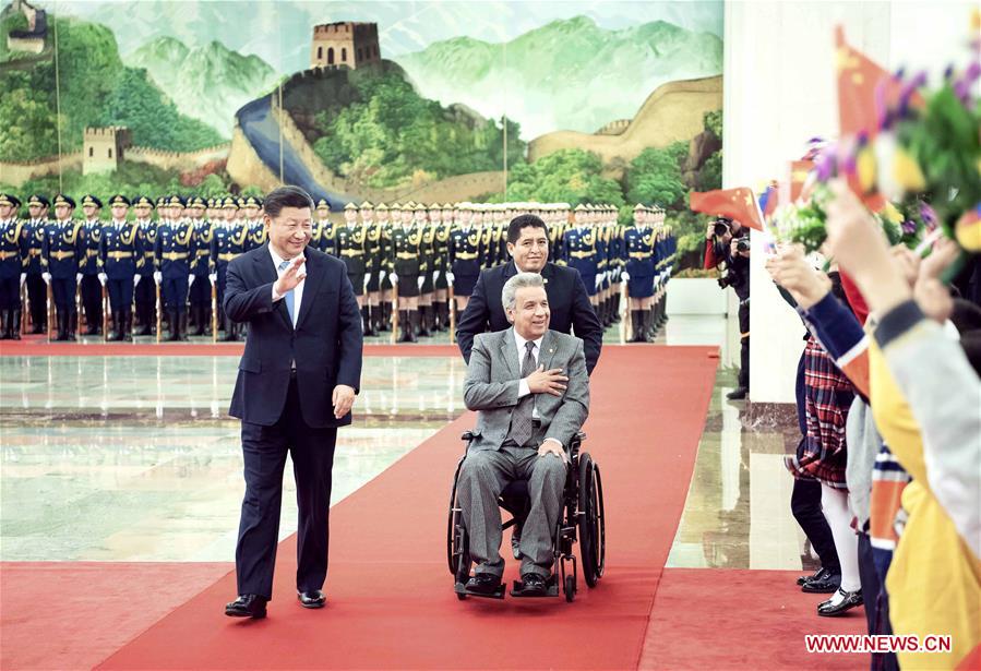 CHINA-BEIJING-XI JINPING-ECUADOR-PRESIDENT-TALKS (CN)