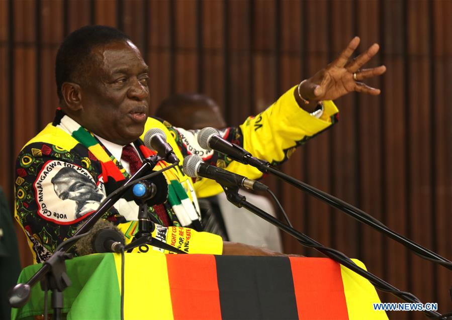 ZIMBABWE-HARARE-MNANGAGWA-ZANU PF