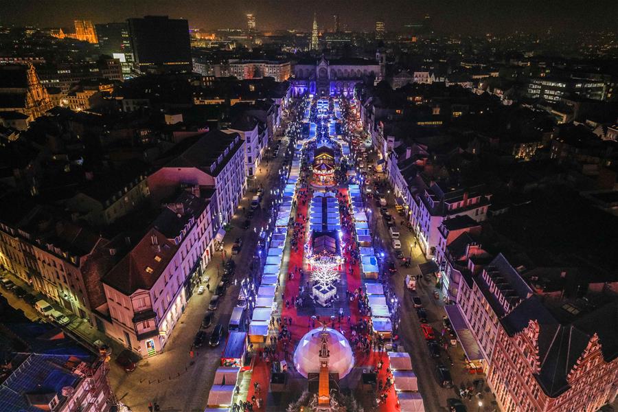 BELGIUM-BRUSSELS-CHRISTMAS MARKET