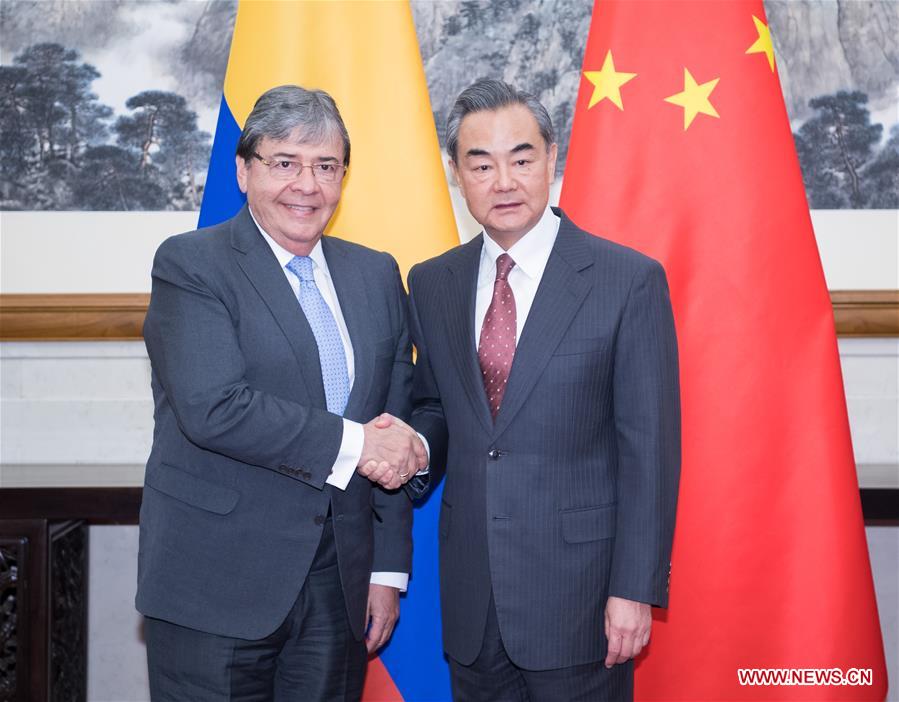CHINA-BEIJING-WANG YI-COLOMBIA-FM-POLITICAL CONSULTATION (CN)
