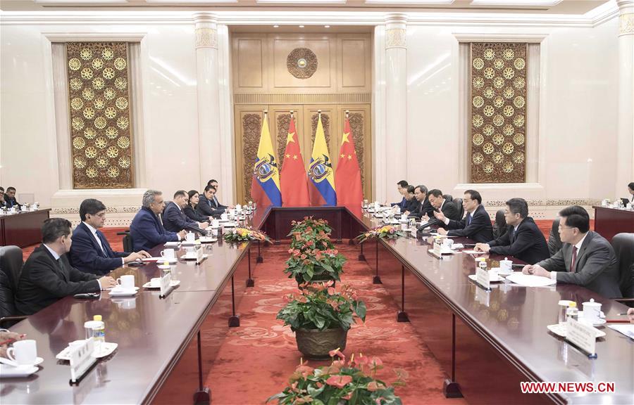 CHINA-BEIJING-LI KEQIANG-ECUADOR-PRESIDENT-MEETING (CN)