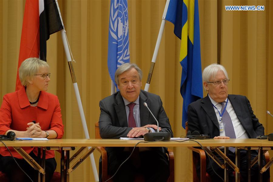 SWEDEN-STOCKHOLM-YEMEN-PEACE TALKS