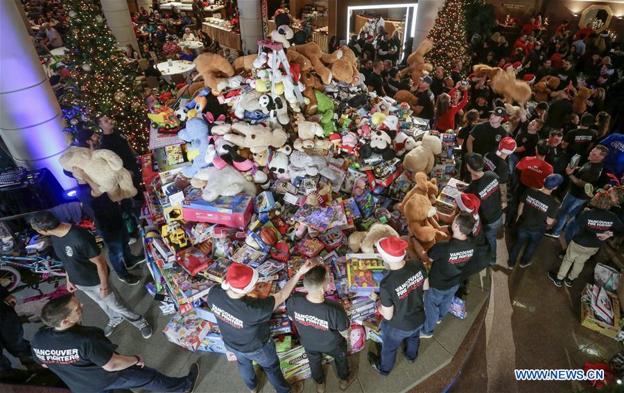 CANADA-VANCOUVER-TOYS-DONATION
