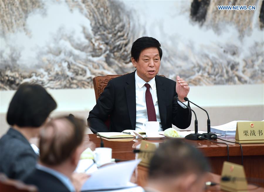 CHINA-BEIJING-LI ZHANSHU-NPC-CHAIRPERSONS' MEETING (CN)