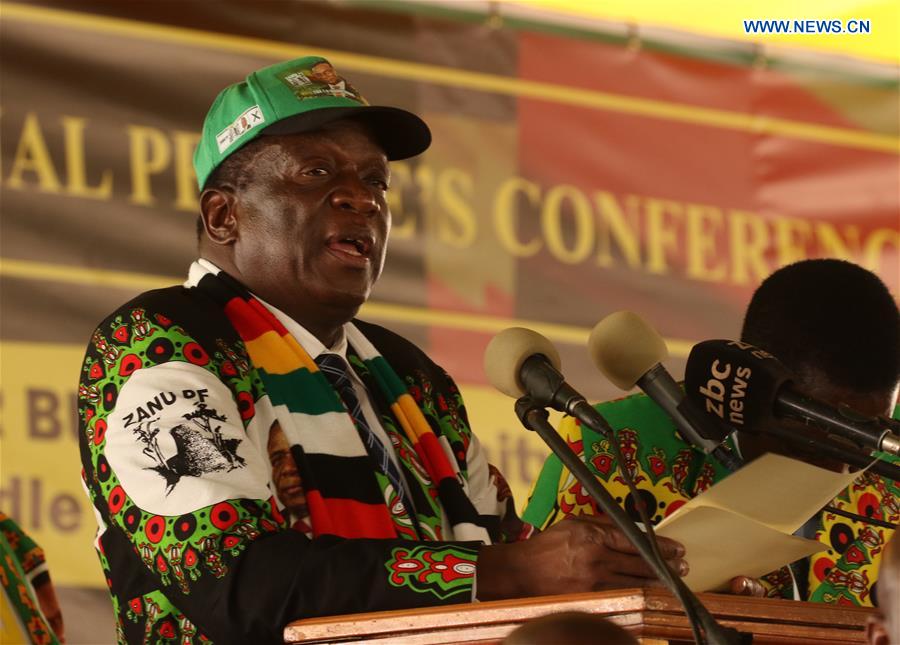 ZIMBABWE-MATABELELAND SOUTH-RULING PARTY-CONFERENCE-MNANGAGWA