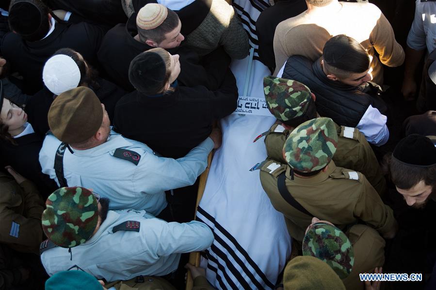 MIDEAST-JERUSALEM-ISRAEL-SOLDIER-ATTACK-FUNERAL