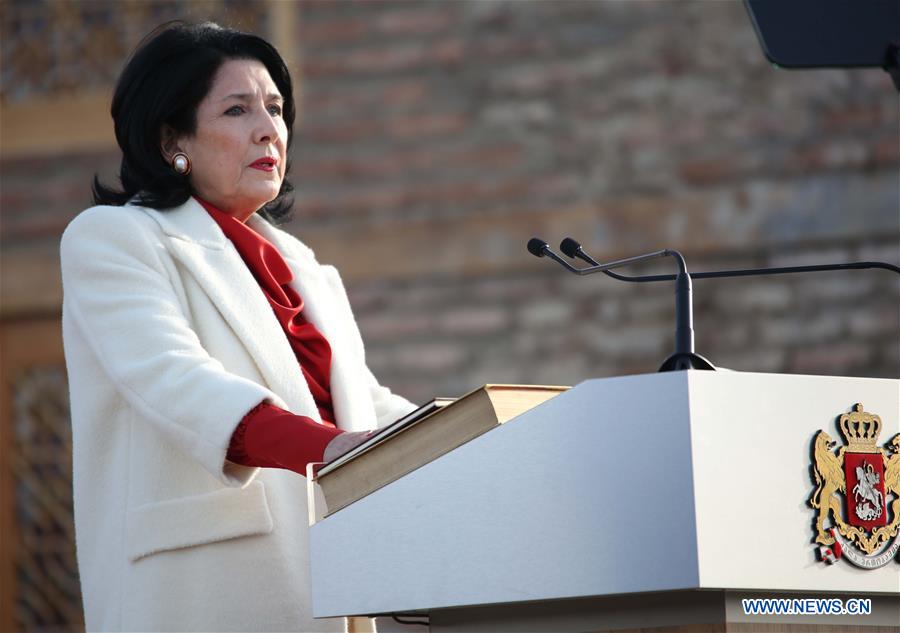 GEORGIA-TELAVI-PRESIDENT-SALOME ZURABISHVILI-INAUGURATION CEREMONY