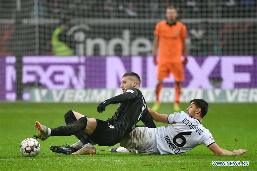 (SP)GERMANY-FRANKFURT-SOCCER-BUNDESLIGA-LEVERKUSEN VS FRANKFURT