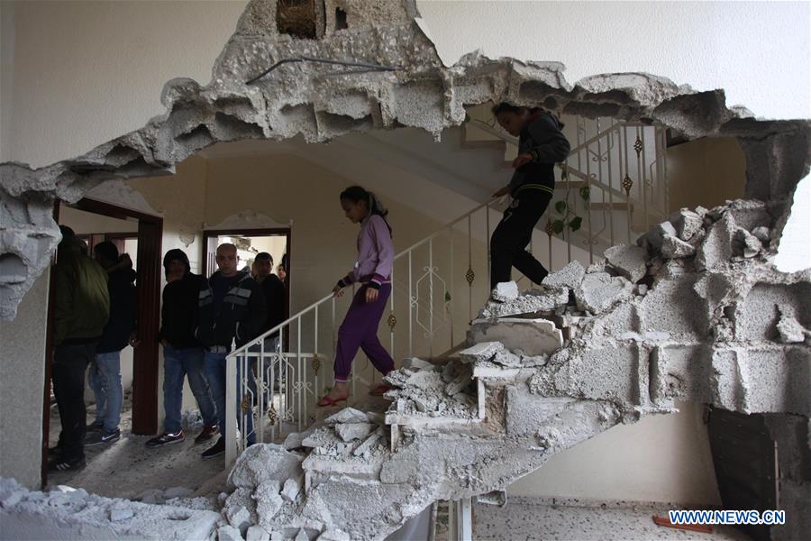 MIDEAST-TULKAREM-HOUSE-DESTROYED