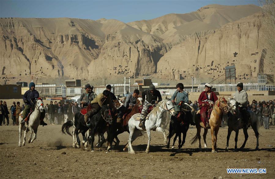 AFGHANISTAN-BAMYAN-BUZKASHI