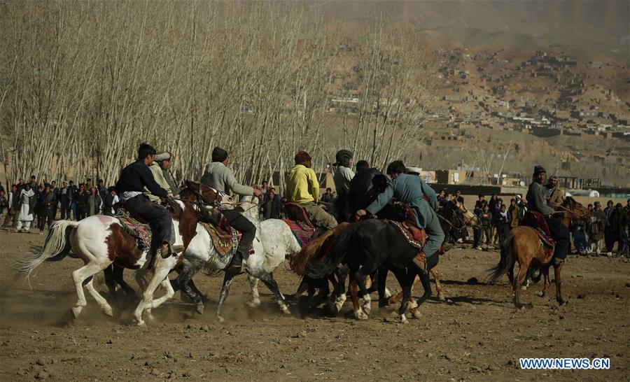 AFGHANISTAN-BAMYAN-BUZKASHI