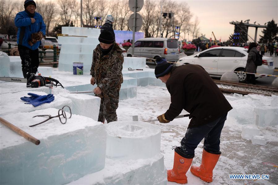 CHINA-HEILONGJIANG-HARBIN-SNOW AND ICE (CN)