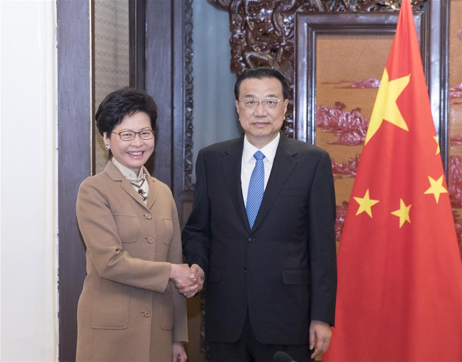 CHINA-BEIJING-LI KEQIANG-HKSAR CHIEF EXECUTIVE-MEETING (CN)