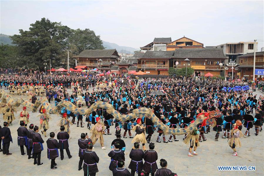 #CHINA-GUIZHOU-DONG PEOPLE-SAMA FESTIVAL (CN)