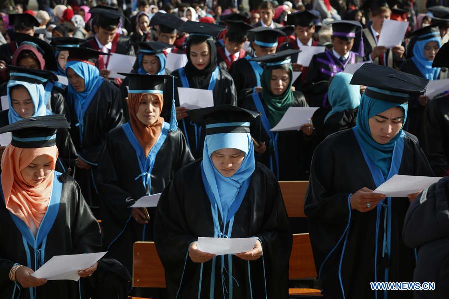 AFGHANISTAN-BAMYAN-UNIVERSITY STUDENTS-GRADUATION CEREMONY