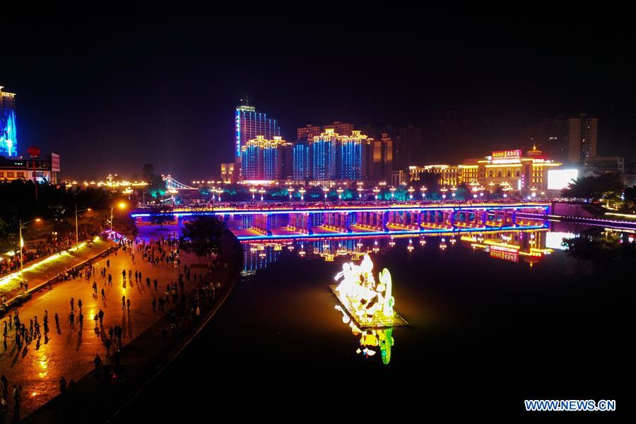 CHINA-GUANGXI-LIPU-NIGHT VIEW (CN)
