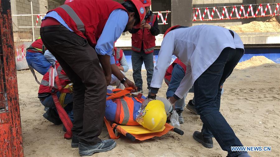 KUWAIT-CHINA-CSCEC-EMERGENCY RESCUE DRILL