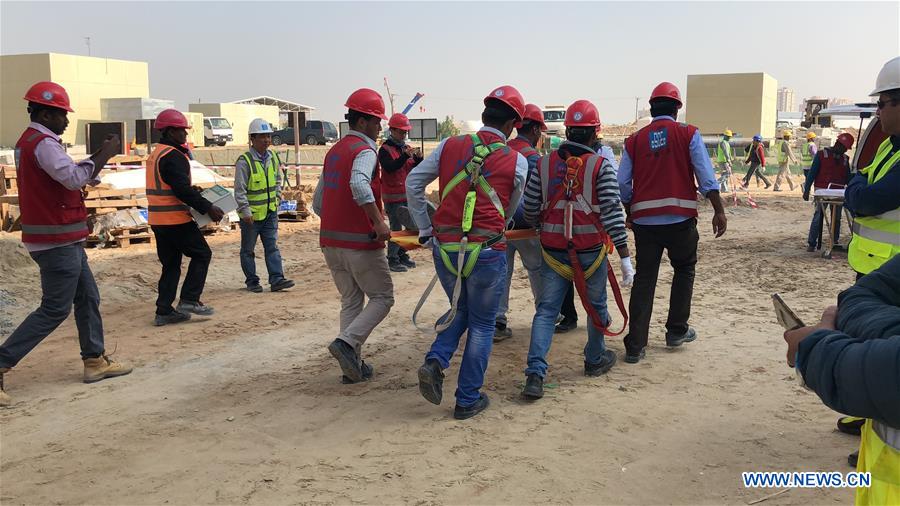 KUWAIT-CHINA-CSCEC-EMERGENCY RESCUE DRILL