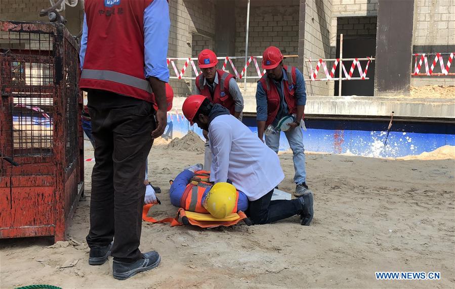 KUWAIT-CHINA-CSCEC-EMERGENCY RESCUE DRILL