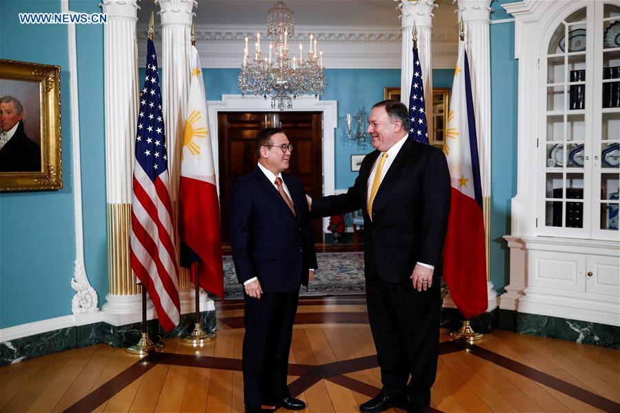 U.S.-WASHINGTON D.C.-POMPEO-THE PHILIPPINES-MEETING
