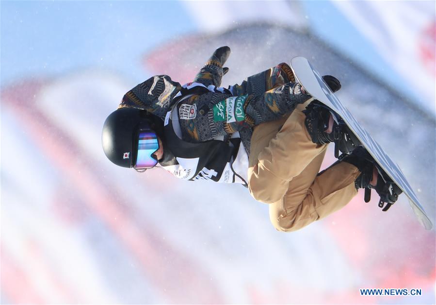 (SP)CHINA-HEBEI-CHONGLI-FIS SNOWBOARD WORLD CUP-HALFPIPE